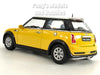 Mini Cooper S 1/28 Scale Diecast Metal Model by Kinsmart - Yellow