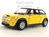 Mini Cooper S 1/28 Scale Diecast Metal Model by Kinsmart - Yellow