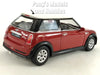 Mini Cooper S 1/28 Scale Diecast Metal Model by Kinsmart - Red