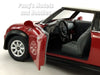 Mini Cooper S 1/28 Scale Diecast Metal Model by Kinsmart - Red