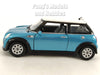 Mini Cooper S 1/28 Scale Diecast Metal Model by Kinsmart - Blue