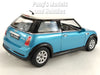 Mini Cooper S 1/28 Scale Diecast Metal Model by Kinsmart - Blue