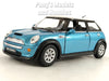 Mini Cooper S 1/28 Scale Diecast Metal Model by Kinsmart - Blue