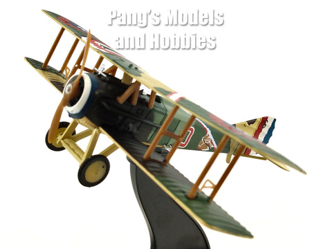 SPAD XIII 1917 WWI Biplane French Fighter 1/72 Scale Diecast Metal Model by Mitos Del Aire - MDA