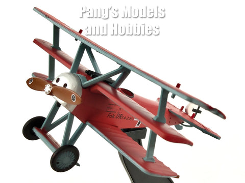 Fokker DR.I WWI German Triplane Fighter 1917 Scale Diecast Metal Model by Mitos Del Aire - MDA