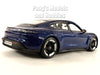 Porsche Taycan Turbo S - Blue - 1/24 Scale Diecast Model by Bburago