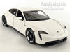 Porsche Taycan Turbo S - White - 1/24 Scale Diecast Model by Bburago (Copy)