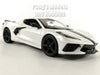 2020 Chevrolet Corvette Stingray Coupe - White - 1/24 Diecast Metal Model by Maisto