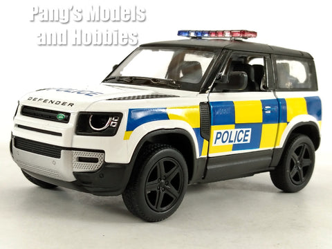 5 Inch 2020 Land Rover Defender 90 Police 1/36 Scale Diecast Metal Model by Kinsmart