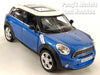 5 Inch Mini Cooper S - Blue - 1/34 Scale Diecast Metal Model by Unifortune