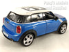 5 Inch Mini Cooper S - Blue - 1/34 Scale Diecast Metal Model by Unifortune