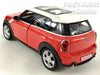 5 Inch Mini Cooper S - Red - 1/34 Scale Diecast Metal Model by Unifortune