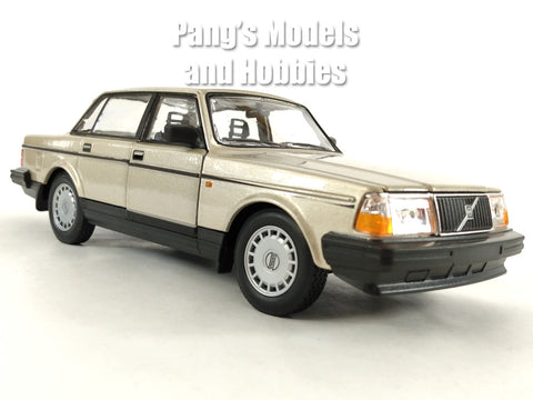 Volvo 240 GL - Gold - 1/24 Diecast Metal Model by Welly