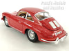 1961 Porsche 356 356B Coupe Plus - 1/24 Scale Diecast Model by Bburago