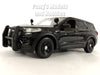 2022 Ford Explorer Police Interceptor SUV - BLACK - 1/24 Scale Diecast Model by Motormax