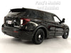 2022 Ford Explorer Police Interceptor SUV - BLACK - 1/24 Scale Diecast Model by Motormax