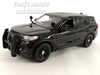 2022 Ford Explorer Police Interceptor SUV - BLACK - 1/24 Scale Diecast Model by Motormax