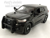 2022 Ford Explorer Police Interceptor SUV - BLACK - 1/24 Scale Diecast Model by Motormax