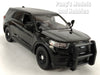 2022 Ford Explorer Police Interceptor SUV - BLACK - 1/24 Scale Diecast Model by Motormax