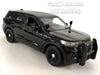 2022 Ford Explorer Police Interceptor SUV - BLACK - 1/24 Scale Diecast Model by Motormax