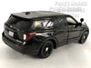 2022 Ford Explorer Police Interceptor SUV - BLACK - 1/24 Scale Diecast Model by Motormax