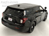 2022 Ford Explorer Police Interceptor SUV - BLACK - 1/24 Scale Diecast Model by Motormax