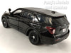 2022 Ford Explorer Police Interceptor SUV - BLACK - 1/24 Scale Diecast Model by Motormax