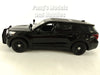 2022 Ford Explorer Police Interceptor SUV - BLACK - 1/24 Scale Diecast Model by Motormax