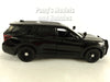 2022 Ford Explorer Police Interceptor SUV - BLACK - 1/24 Scale Diecast Model by Motormax