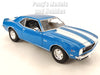 1968 Chevy Camaro Z28 - Blue - 1/24  Scale Diecast Metal Model by Maisto