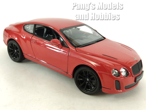 2009 Bentley Continental Supersport - Red - 1/24 Diecast Metal Model by Welly