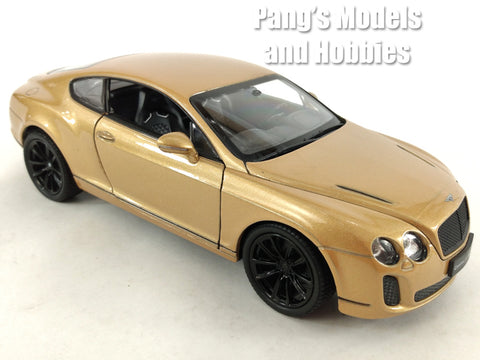 2009 Bentley Continental Supersport - GOLD - 1/24 Diecast Metal Model by Welly