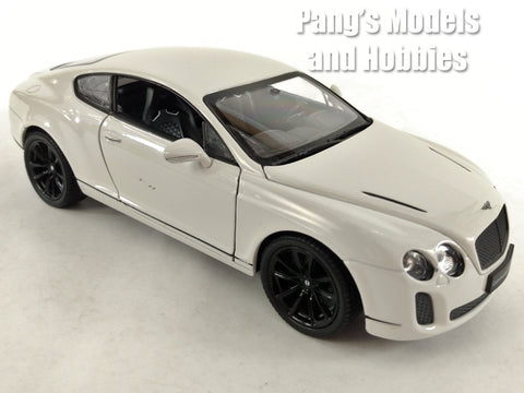 2009 Bentley Continental Supersport - WHITE - 1/24 Diecast Metal Model by Welly