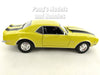 1968 Chevy Camaro Z28 - Yellow - 1/24  Scale Diecast Metal Model by Maisto