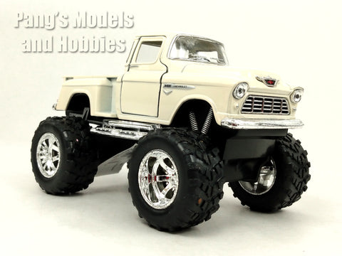 1955 Chevy Stepside 3100 Off Road - White - 1/32 Scale Diecast & Plastic Model by Kinsmart