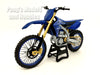 Yamaha YZ-450F YZ450F - All Blue - Dirt/Motocross Motorcycle 1/12 Scale Model by NewRay