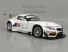 2010 BMW Z4 GT3 - White - 1/24  Scale Diecast Metal Model by Showcasts