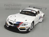 2010 BMW Z4 GT3 - White - 1/24  Scale Diecast Metal Model by Showcasts