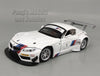 2010 BMW Z4 GT3 - White - 1/24  Scale Diecast Metal Model by Showcasts