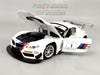 2010 BMW Z4 GT3 - White - 1/24  Scale Diecast Metal Model by Showcasts