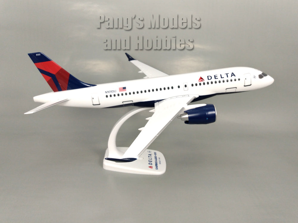 A220 Model Airbus A220 A220-100 CS100 1/100 Scale Model Airplane by Flight Miniat ...
