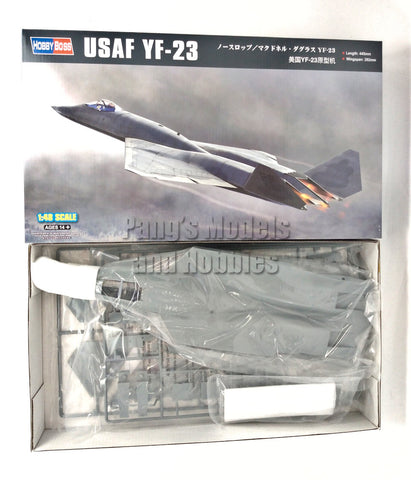 YF-23 Black Widow II Stealth Fighter USAF 1/48 Scale Model Kit - Assembly Needed - Hobby Boss