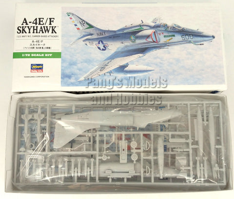 Douglas A-4 A-4E/F Skyhawk US NAVY MARINES 1/72 Scale Plastic Model Kit (Assembly Required) by Hasegawa