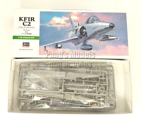 IAI Kfir C2 Israeli Air Force IAF 1/72 Scale Plastic Model Kit (Assembly Required) by Hasegawa