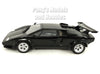 1985 Lamborghini Countach LP 5000 - Black - 1/24 Diecast Metal Model by Maisto