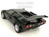 1985 Lamborghini Countach LP 5000 - Black - 1/24 Diecast Metal Model by Maisto