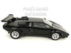 1985 Lamborghini Countach LP 5000 - Black - 1/24 Diecast Metal Model by Maisto