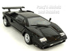 1985 Lamborghini Countach LP 5000 - Black - 1/24 Diecast Metal Model by Maisto