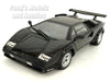 1985 Lamborghini Countach LP 5000 - Black - 1/24 Diecast Metal Model by Maisto