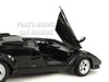 1985 Lamborghini Countach LP 5000 - Black - 1/24 Diecast Metal Model by Maisto